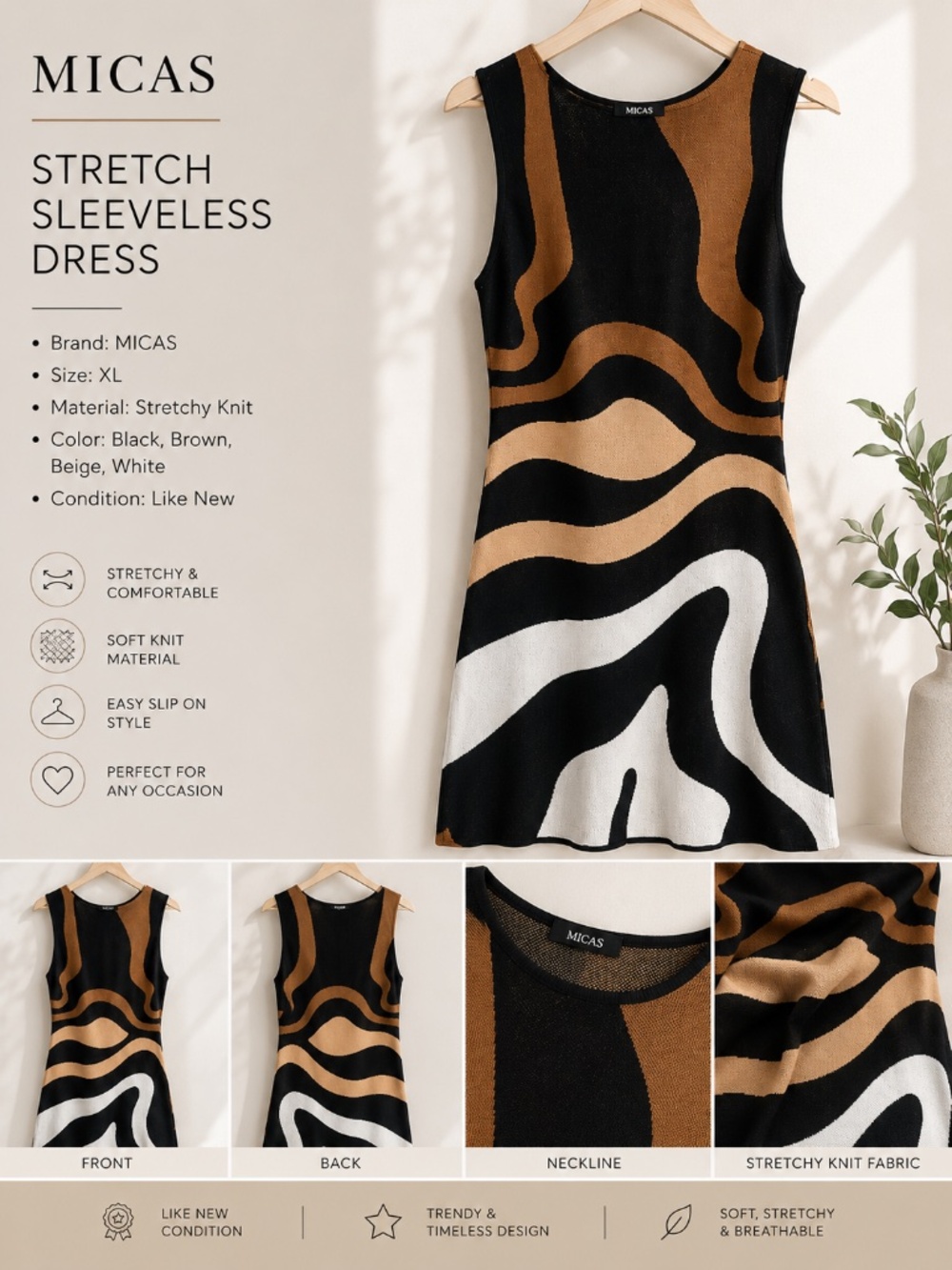 Micas knit dress